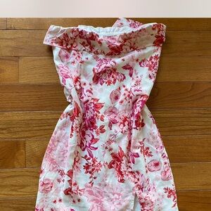 Chic Floral Off-Shoulder Mini Dress